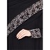 Flared Umbrella abaya with Accordian pleats Flared Umbrella abaya with Accordian pleats